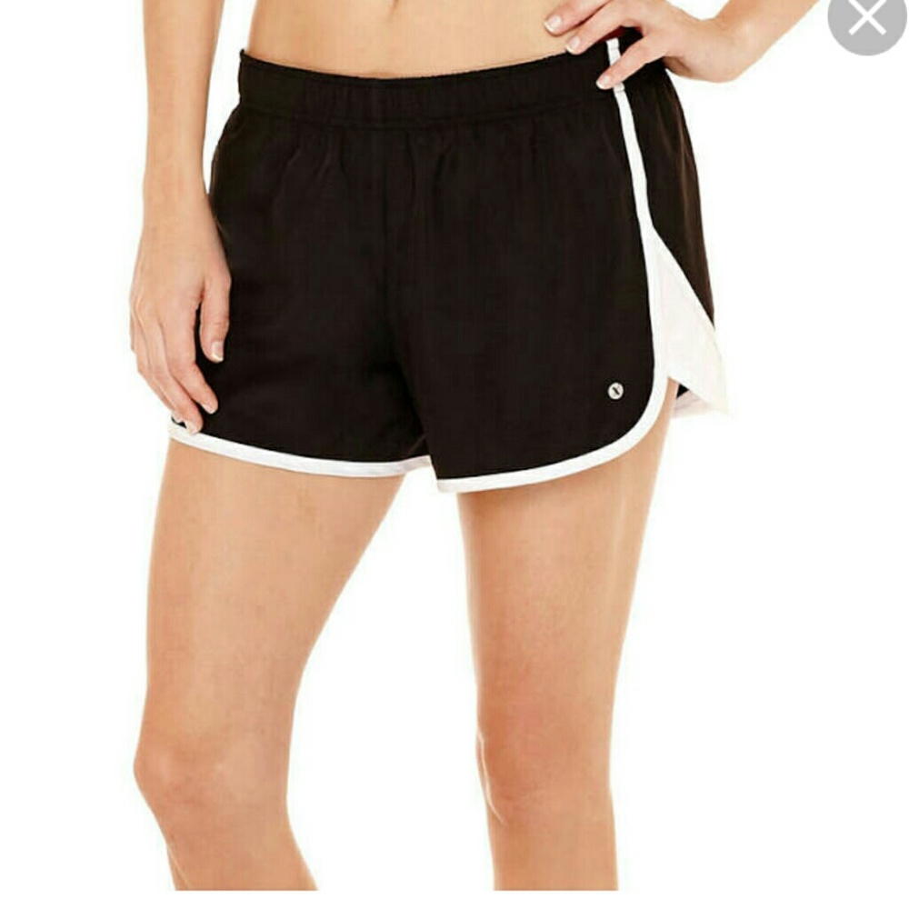 Xersion color block running shorts